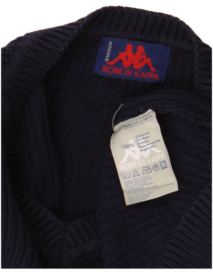 Kappa Herre V-hals sweater Medium Marineblå Bomuld