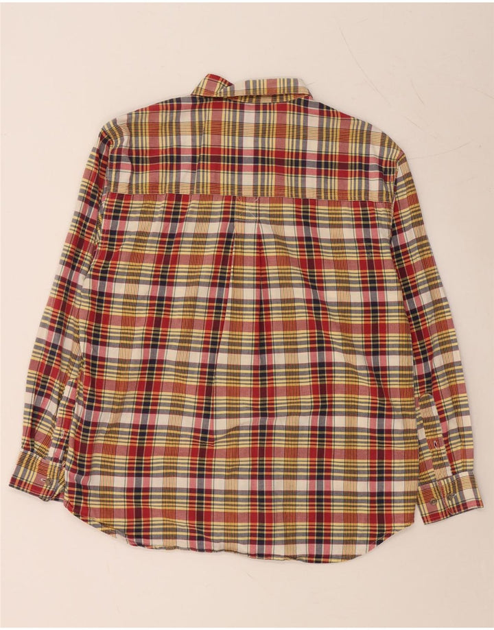 WRANGLER Herre flannelskjorte Stor flerfarvet ternet bomuld