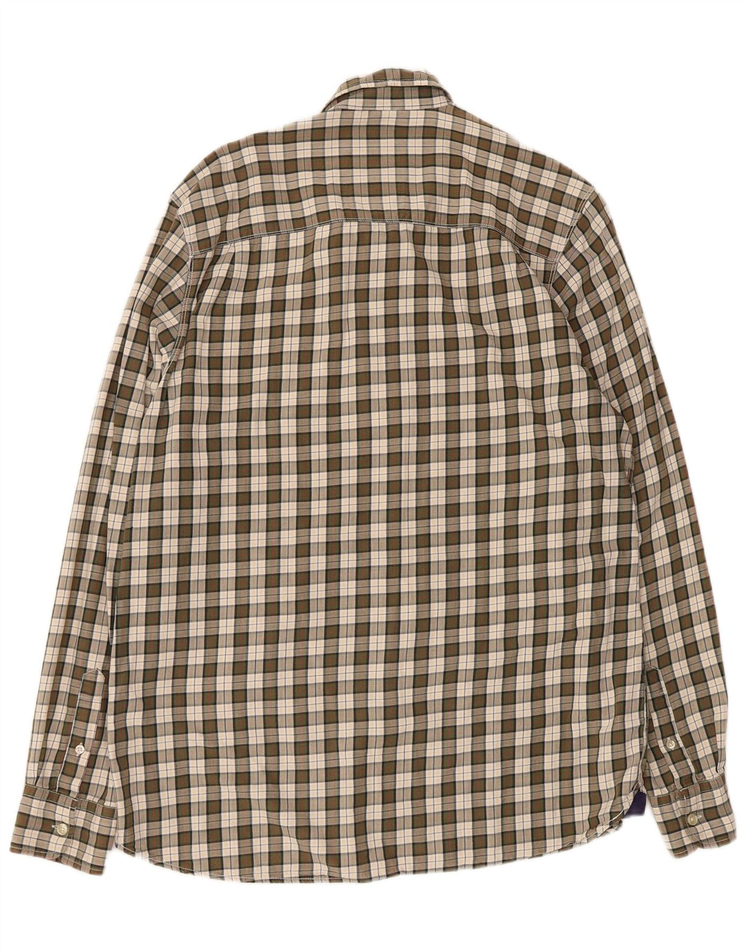 North Sails Herreskjorte XL Khaki Plaid Bomuld