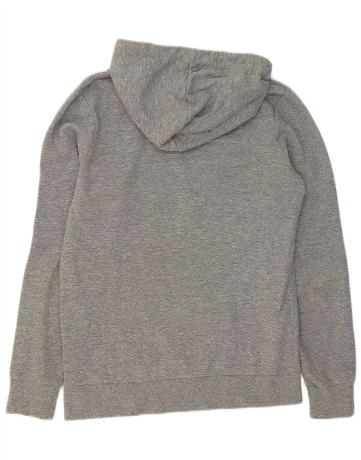 Jack & Jones Grafisk hættetrøje til mænd mellemgrå flækket bomuld