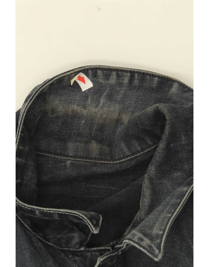 Calvin Klein Jeans Denimjakke til mænd UK 38 Medium Navy Blue Colourblock