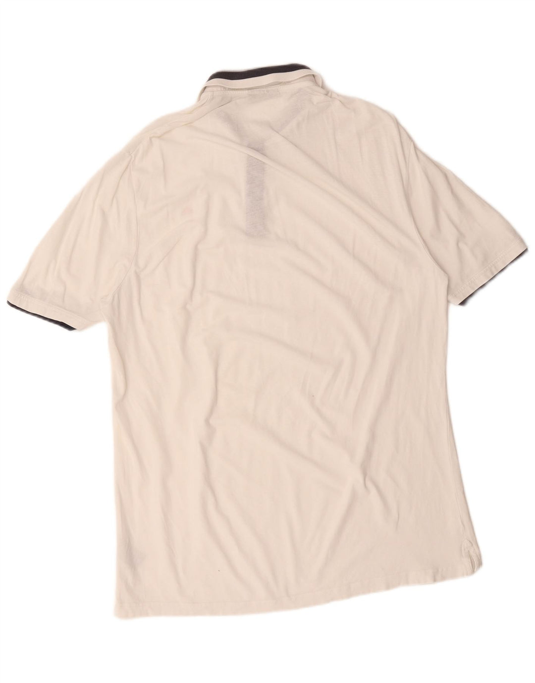 Ellesse Herre poloshirt XL Hvidstribet bomuld
