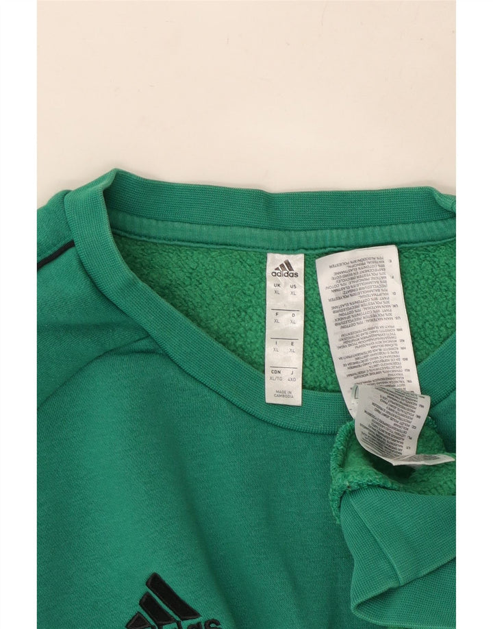 ADIDAS Sweatshirt til mænd XL turkis bomuld