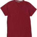 PIERRE CARDIN T-shirt top til kvinder UK 14 Medium rødbrun bomuld