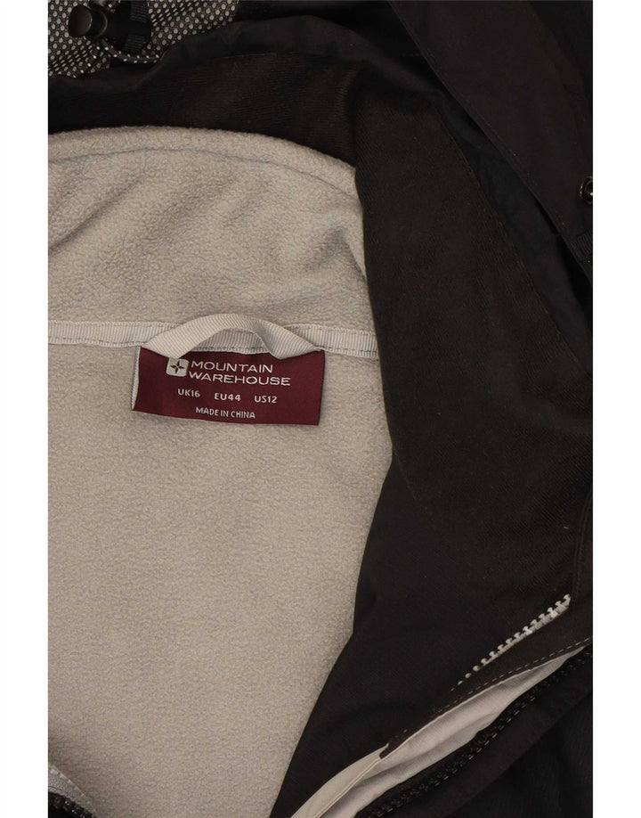 Mountain Warehouse Dame Isoory Windbreaker Jacket UK 16 Large Black