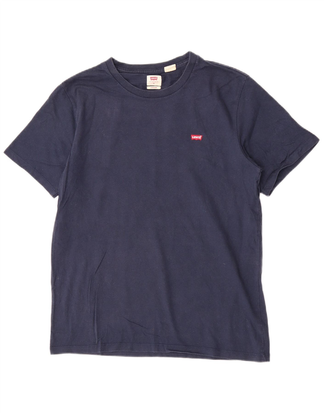 Levi's Herre Standard T-Shirt Top Medium Navy Blue