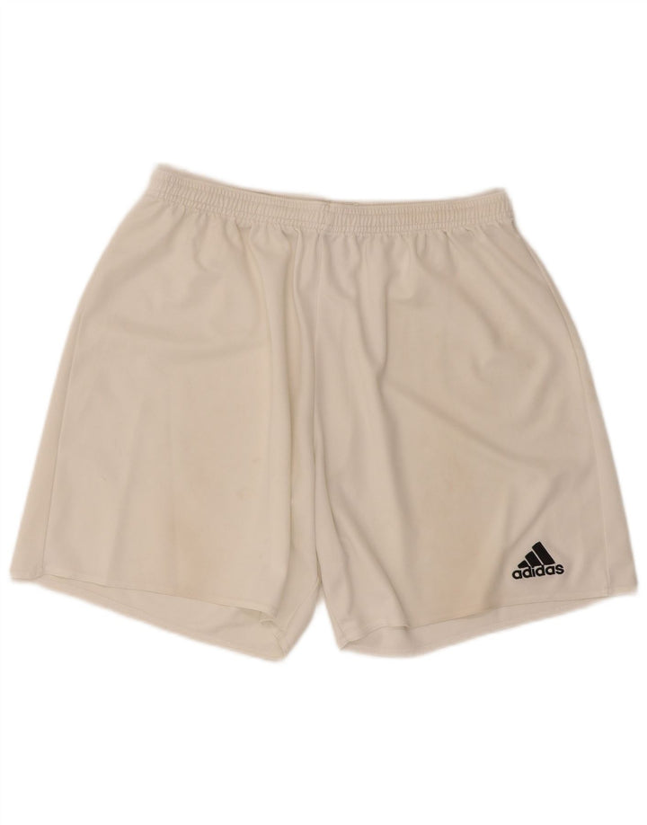 Adidas Herre Climalite Sportshorts XL Hvid Polyester