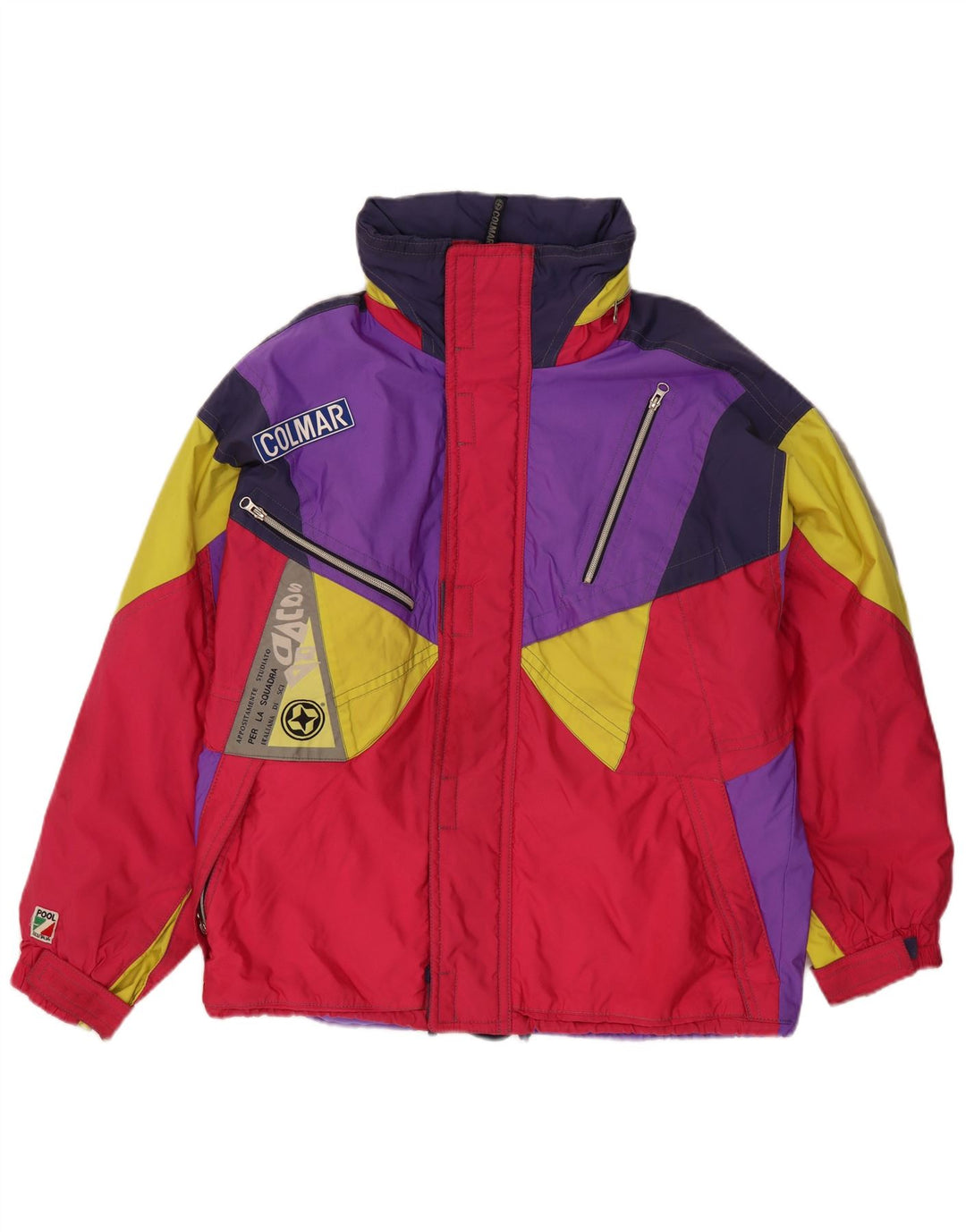 Colmar Skijakke med hætte til mænd IT 50 Large Multicolored Colourblock Sports