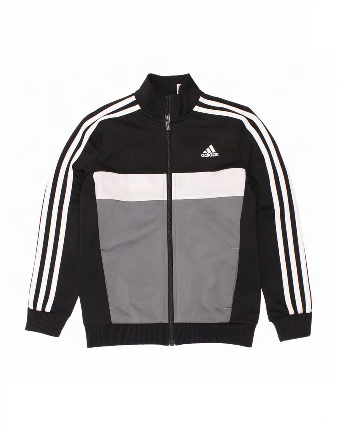 Adidas Træningsdragt Topjakke til drenge 7-8 år Sort Colourblock Polyester