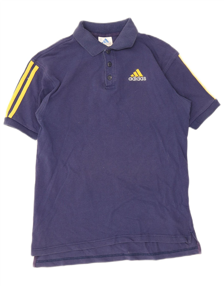 Adidas Boys Polo Shirt 14-15 Years Large Blue