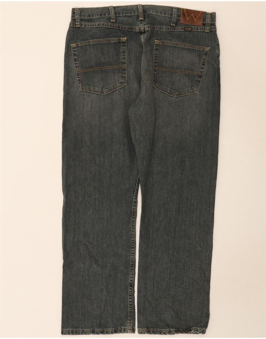 Wrangler Straight Jeans til mænd W36 L29 blå bomuld