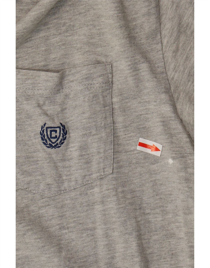 Chaps Dame T-Shirt Top Medium Grå Bomuld