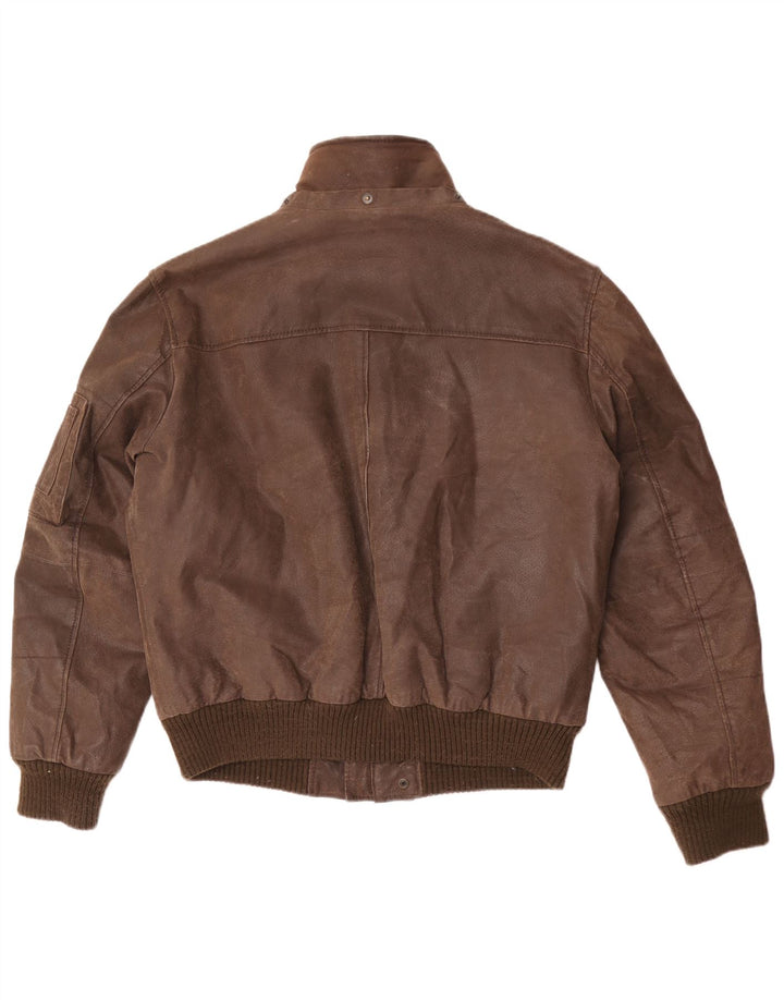 Conbipel Herre Bomber Ruskindsjakke IT 54 XL Brunt Læder