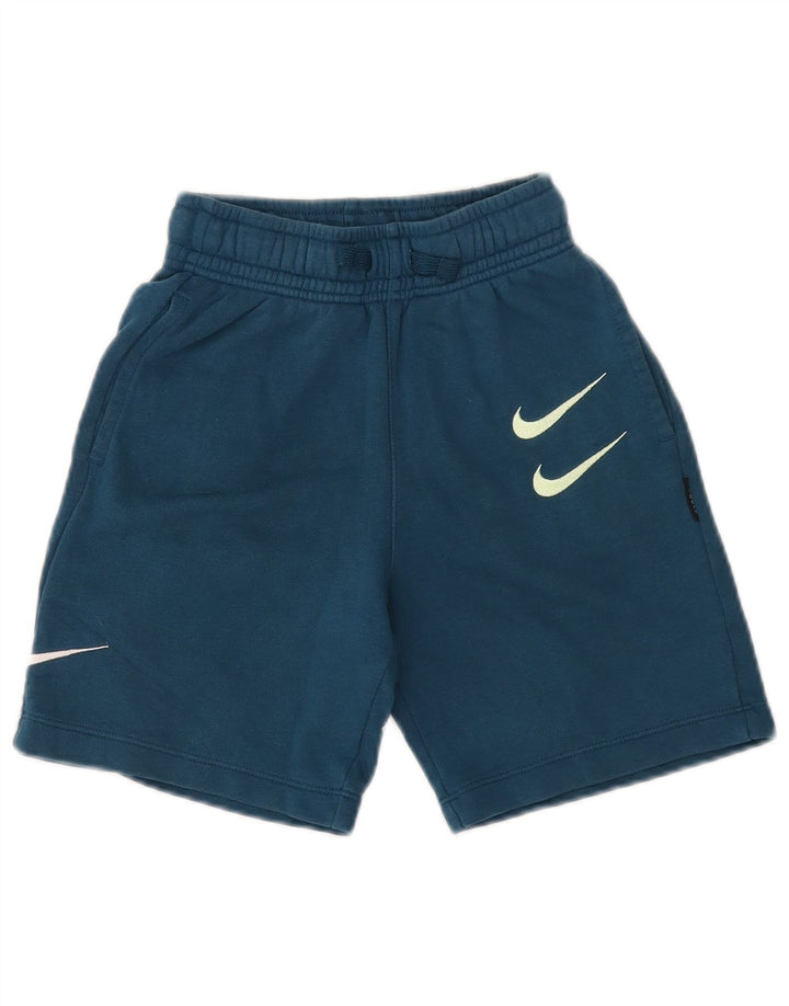 NIKE Grafiske sportsshorts til drenge 8-9 år Små blå bomuld