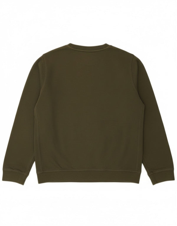 Nike Boys Standard Fit Grafisk Sweatshirt Jumper 13-14 år XL Khaki