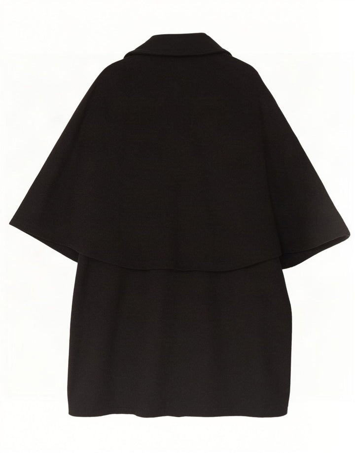 Superior Dame Poncho Coat One Size Grå Colourblock Uld