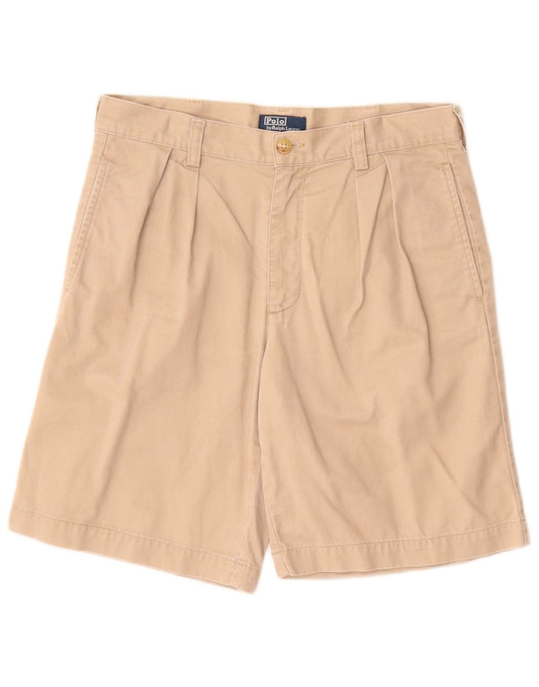 Polo Ralph Lauren Boys Chino Shorts 11-12 Years W28 Beige Cotton