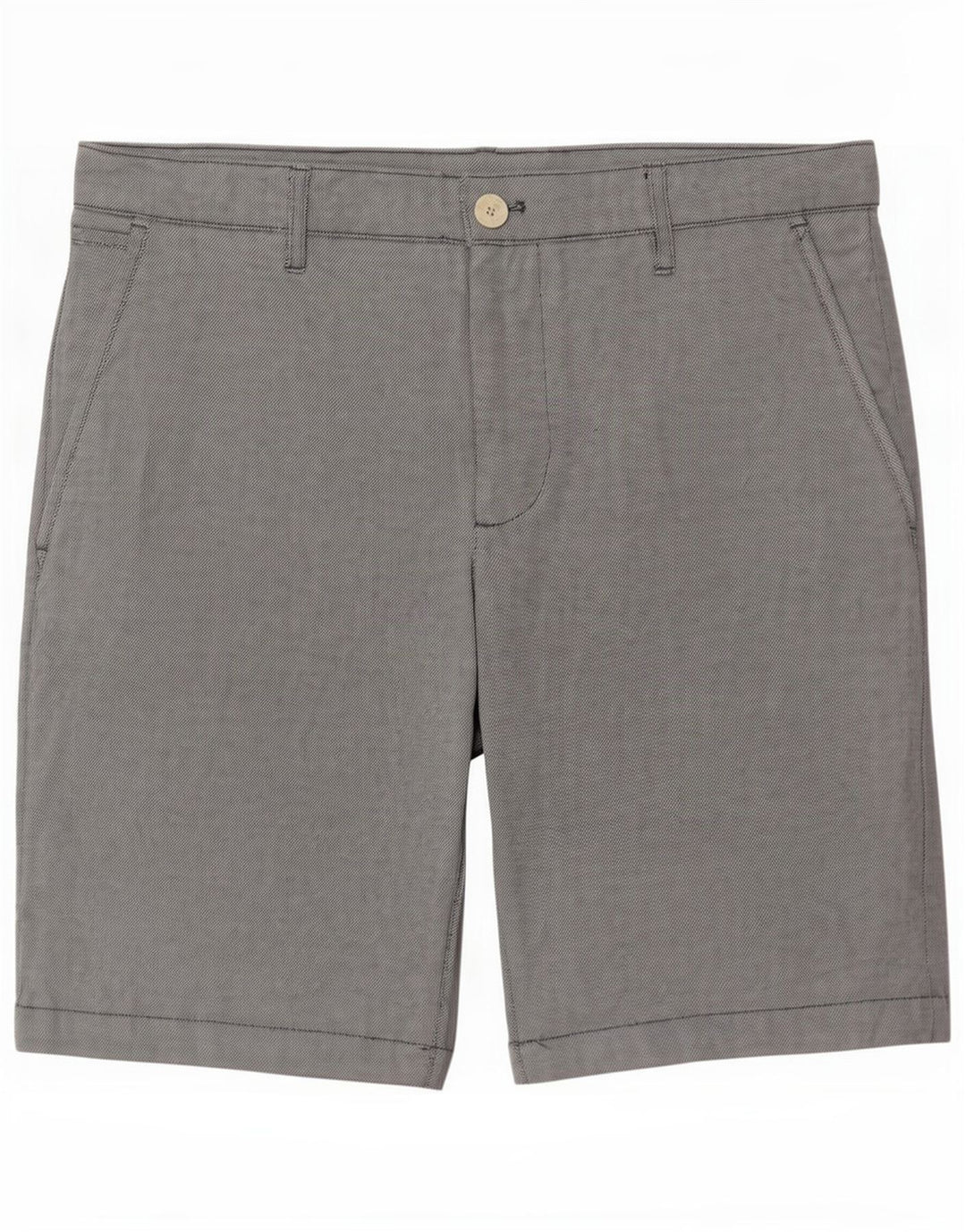 Zara Herre Chino Shorts EU 40 Medium W31 Grå Bomuld