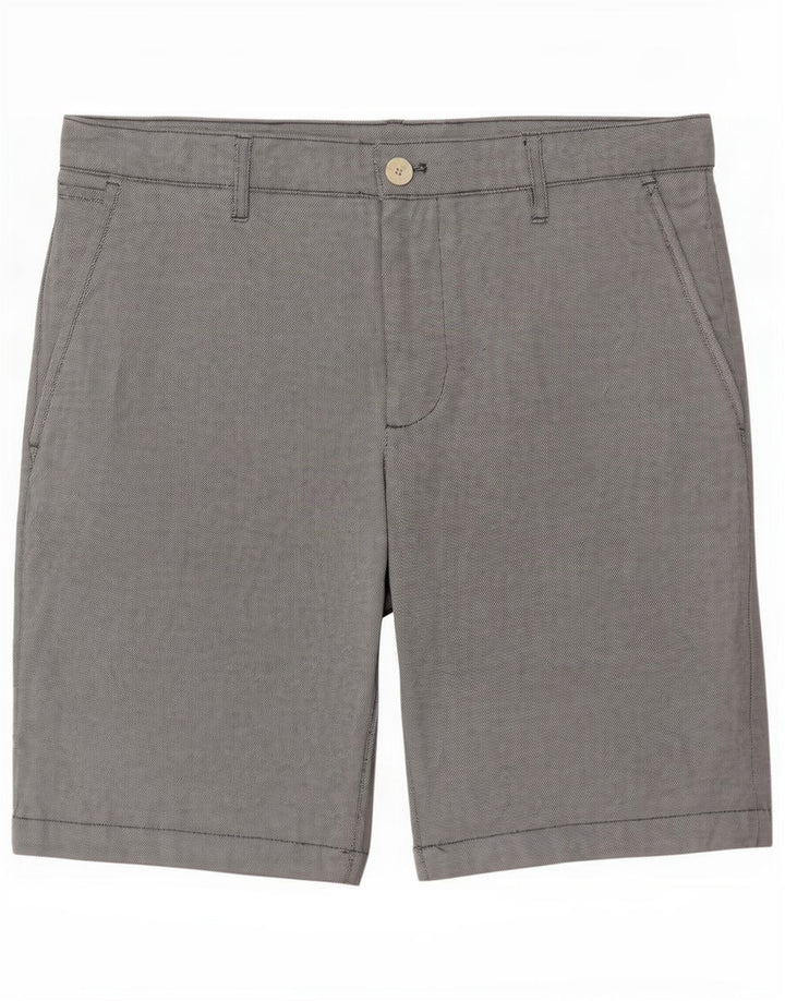 Zara Herre Chino Shorts EU 40 Medium W31 Grå Bomuld