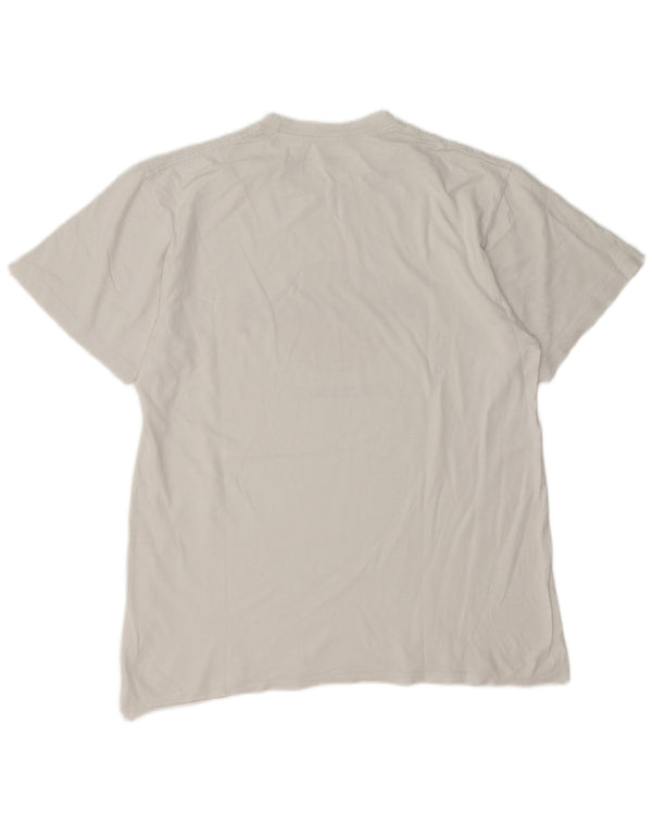 Hard Rock Cafe Herre Florence Grafisk T-Shirt Top Stor Hvid Bomuld