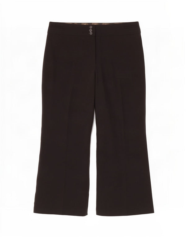 Marks & Spencer Dame Bootcut Casual Bukser UK 18 XL W36 L30 Sort