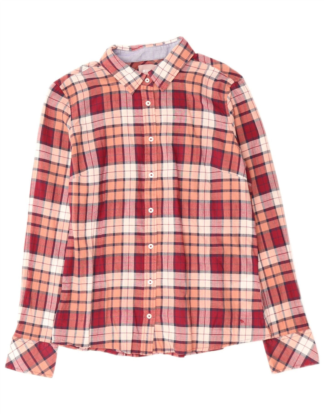 MUSTANG Dameskjorte EU 36 Lille Pink ternet bomuld