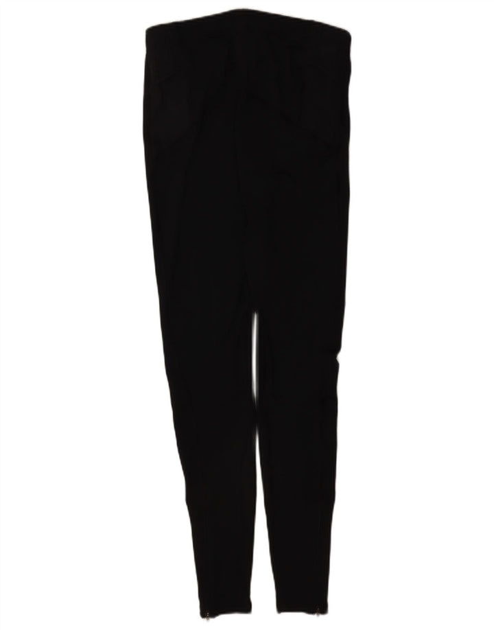 Under Armour Womens Heat Gear Leggings UK 16 Large Black Polyester