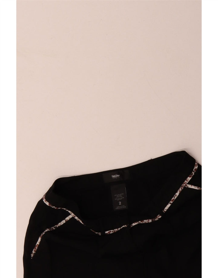 MOSSIMO Chino Shorts til kvinder US 2 XS W28 Sort polyester