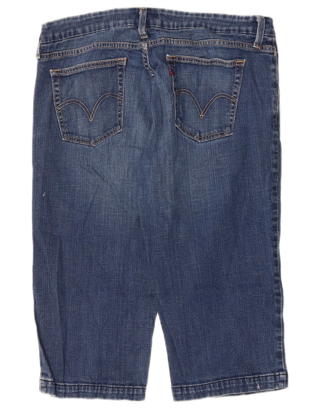Levi's Dame 545 Capri Jeans US 14 XL W36 L18 Blå Bomuld