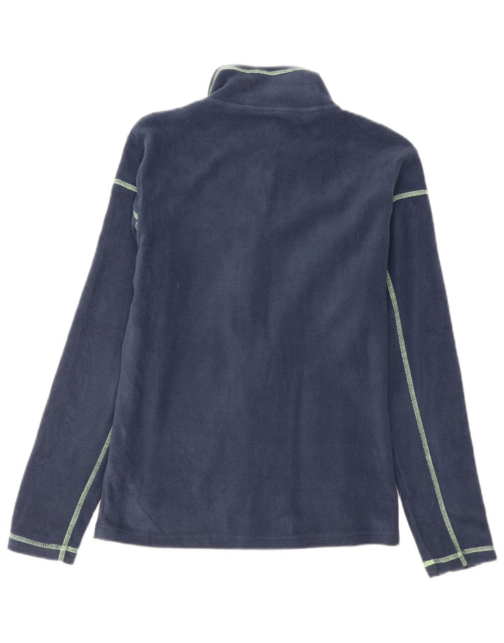 Lotto Dame Fleece Jumper UK 14 Medium Navy Blue Polyester