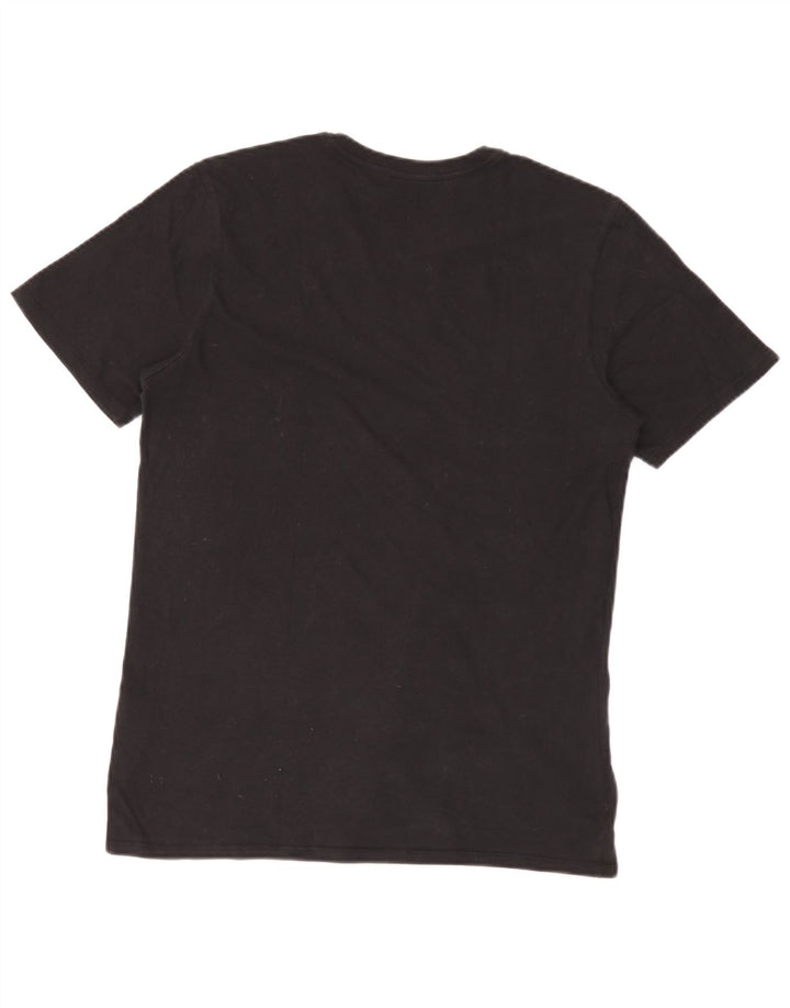 Nike T-shirt med atletisk snit til mænd, medium sort bomuld