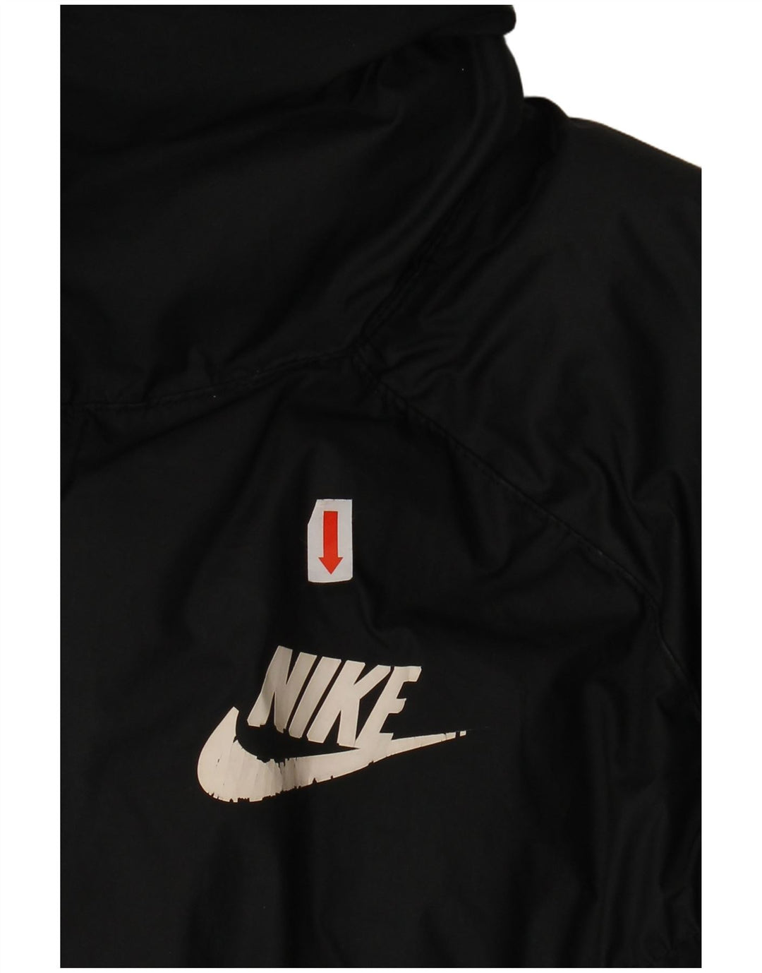 Nike Womens Crop Oversized polstret jakke UK 10 Small Black Polyester