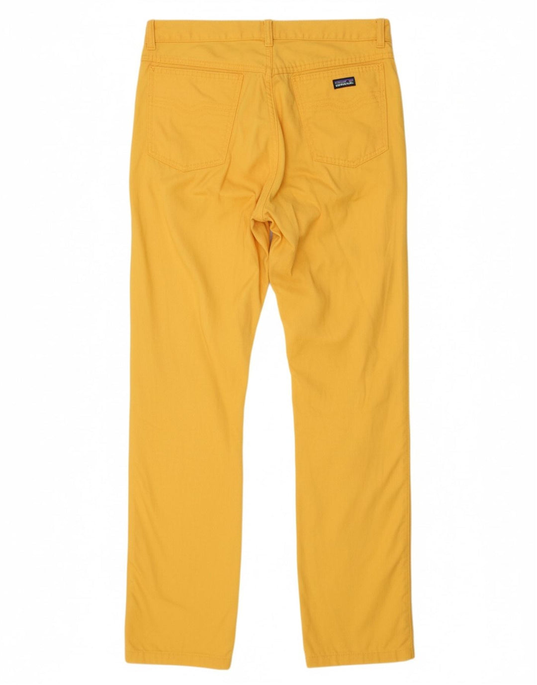 POOH Womens Slim Casual Trousers W30 L29 Yellow