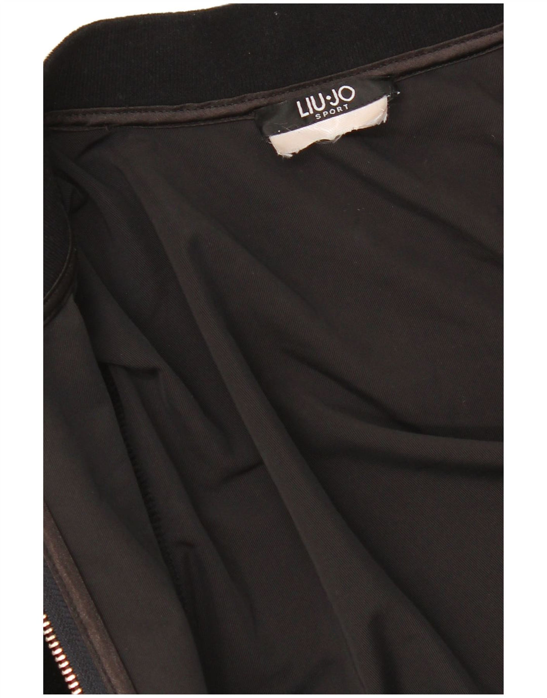 Liu Jo Dame Langærmet Velvet Jumpsuit UK 14 Medium Black