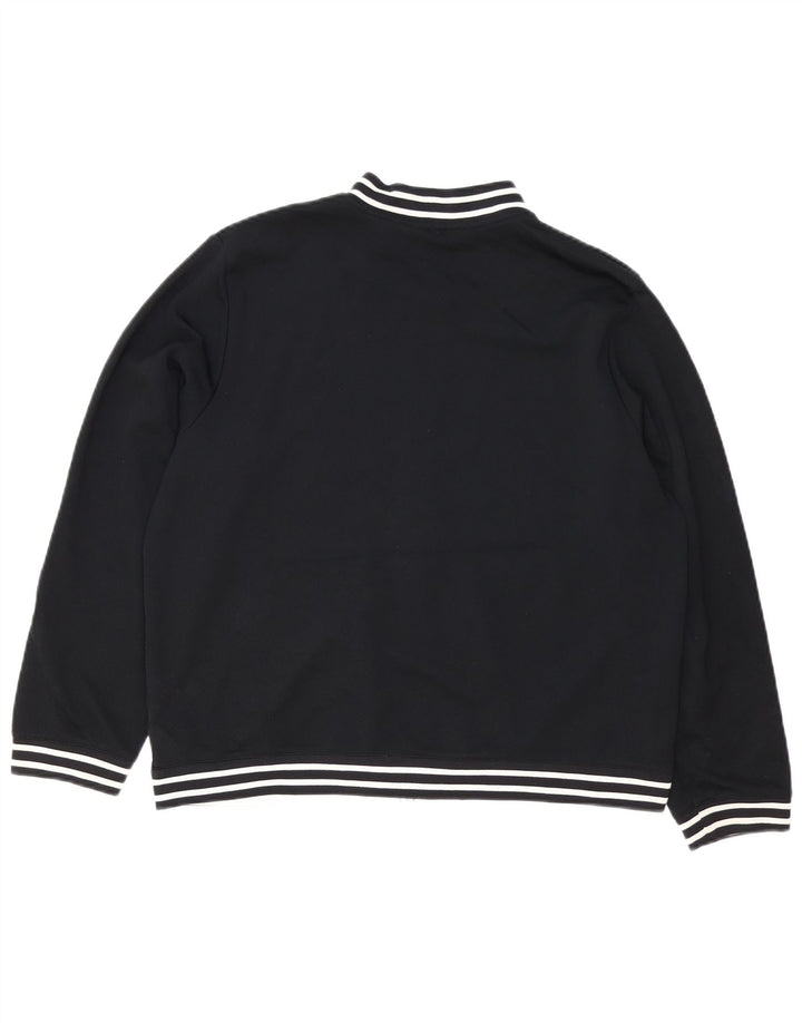 Izod træningsdragt topjakke til kvinder UK 18 XL sort polyester