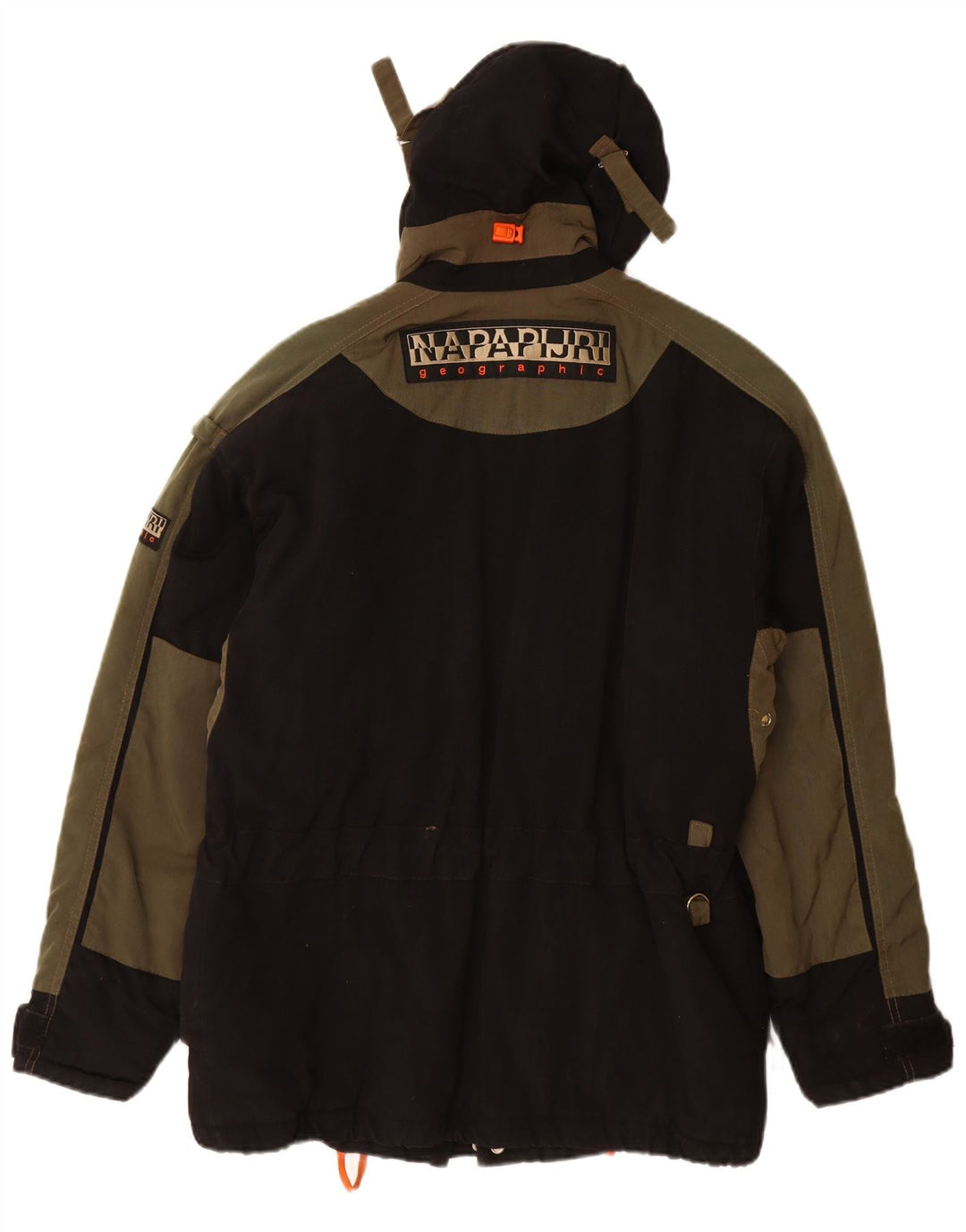 NAPAPIJRI Herre Hættevindjakke UK 38 Medium Sort Polyamid