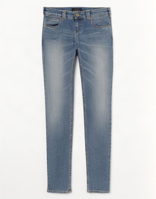 Armani Dame Skinny Jeans W27 L34 Blå Bomuld