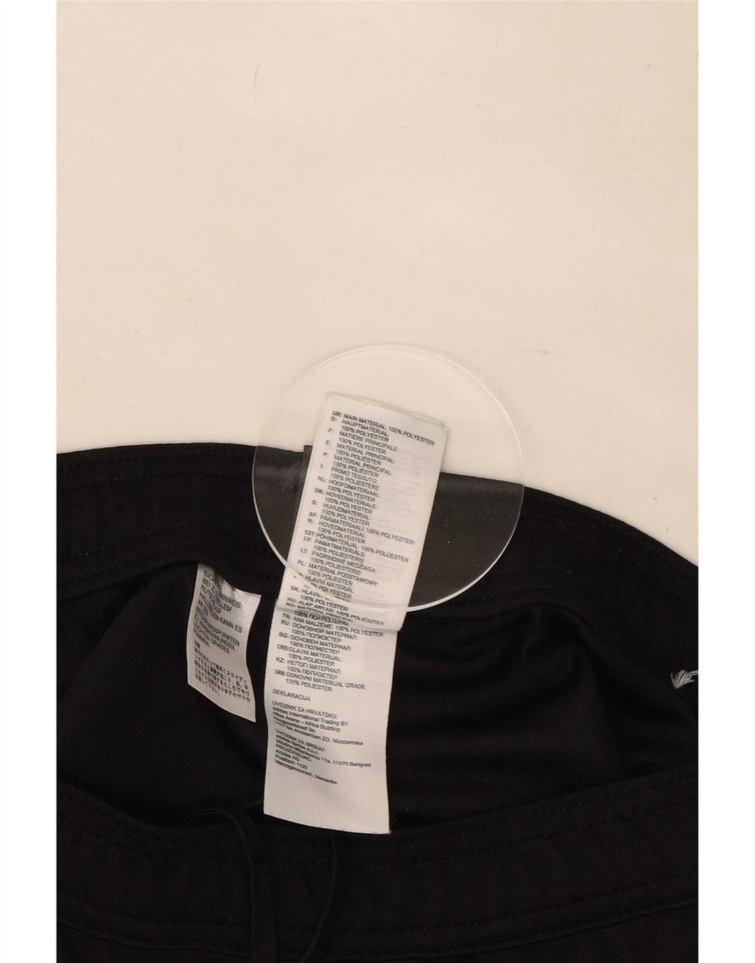 Adidas Træningsdragtsbukser til mænd Small Black Polyester