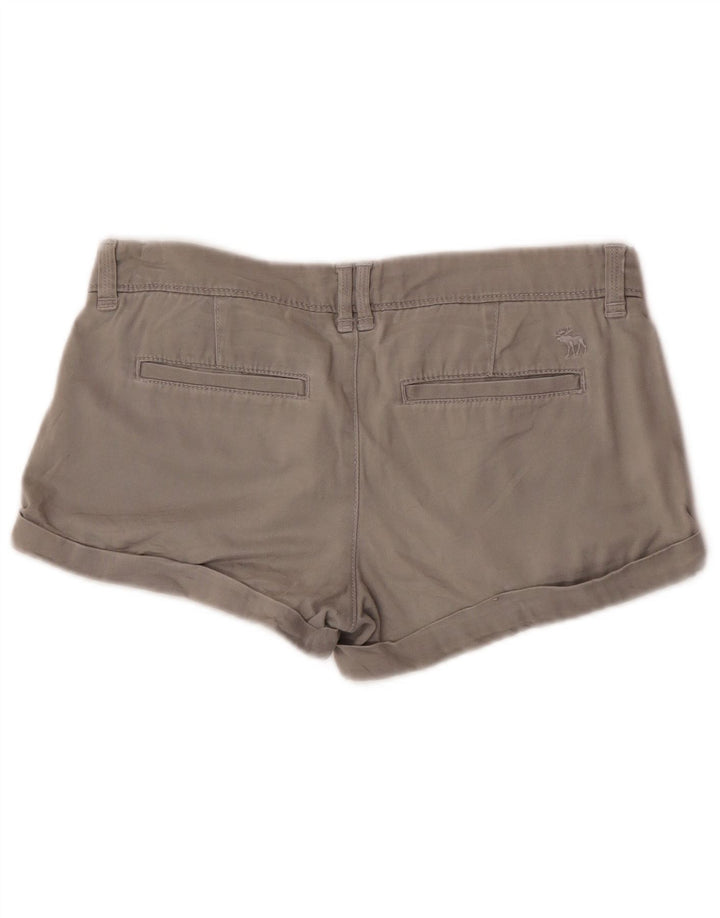 Abercrombie & Fitch Womens Hot Pants US 4 Small W32 Grå Bomuld