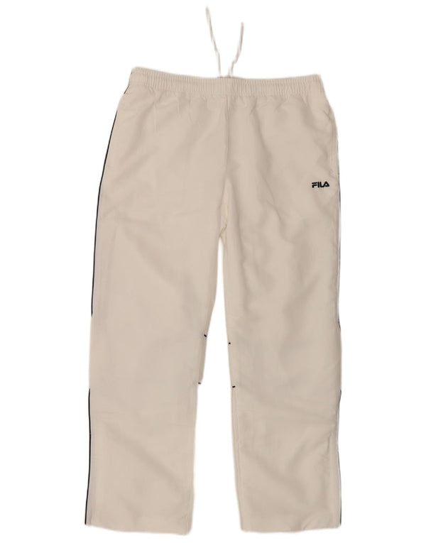 Fila Træningsdragtsbukser til kvinder UK 10 Small White Polyester