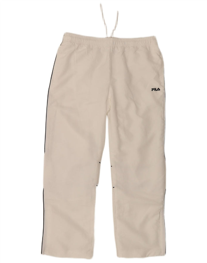 Fila Træningsdragtsbukser til kvinder UK 10 Small White Polyester