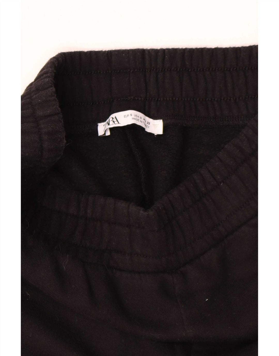 Zara Dame Capri Træningsdragt Bukser UK 8 Small Black