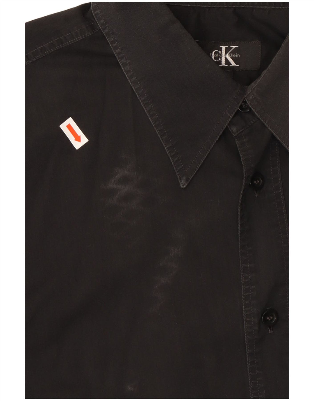 CALVIN KLEIN Herreskjorte Stor sort bomuld