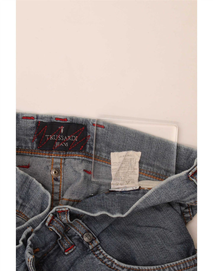 Trussardi Dame Slim Jeans W31 L33 Blå Bomuld