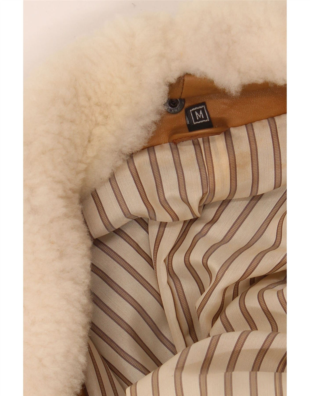 Pointers Herre Loose Fit Læderjakke UK 38 Medium Brun Læder