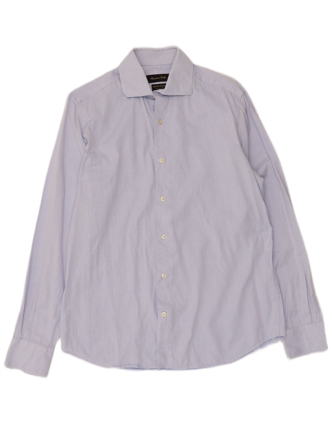Massimo Dutti Herreskjorte str. 41 Medium Blue Argyle/Diamond
