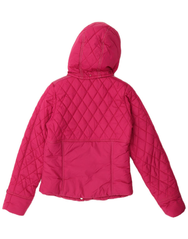 Calvin Klein Jeans Piger Polstret hættejakke 13-14 år Pink Geometrisk