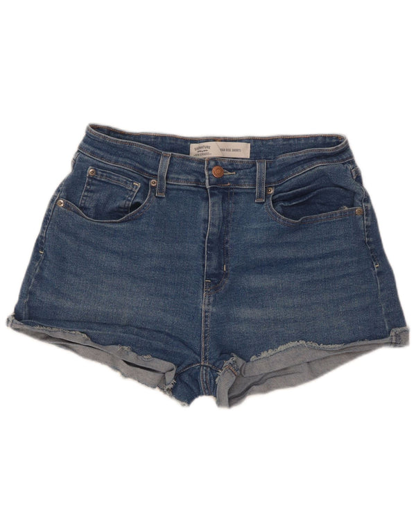 Levi's Womens High Rise denimshorts US 12 Large W31 Blue Cotton