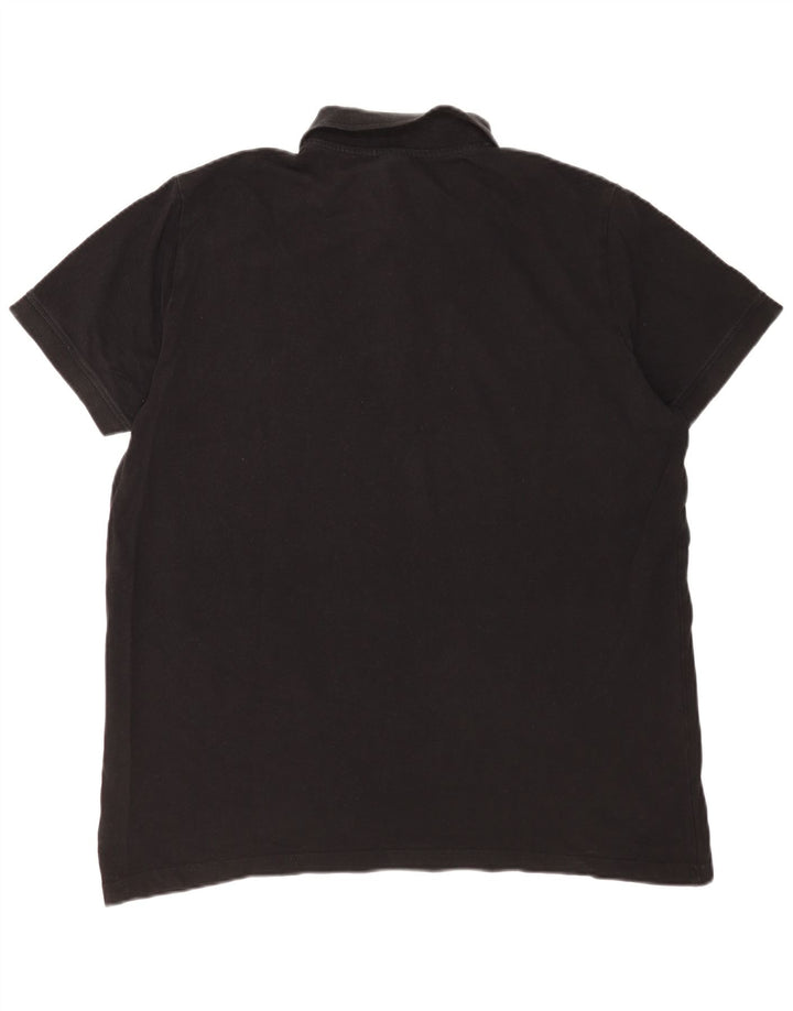 Kappa herre poloshirt 2XL sort bomuld