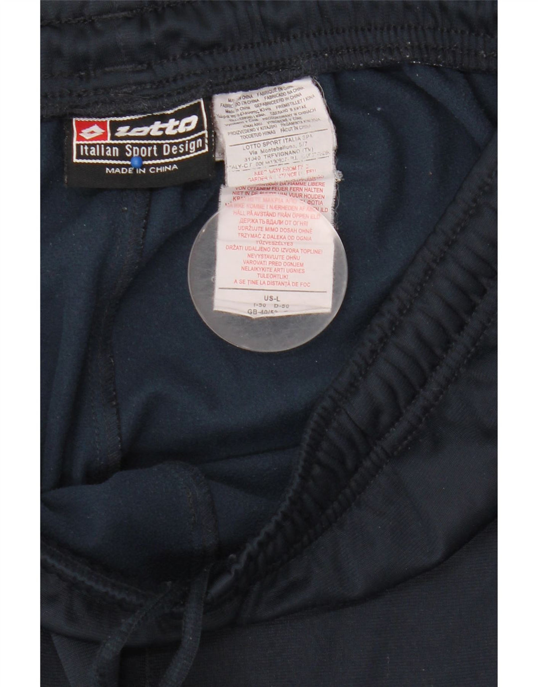 Lotto Herre træningsdragt Bukser Large Navy Blue Polyester